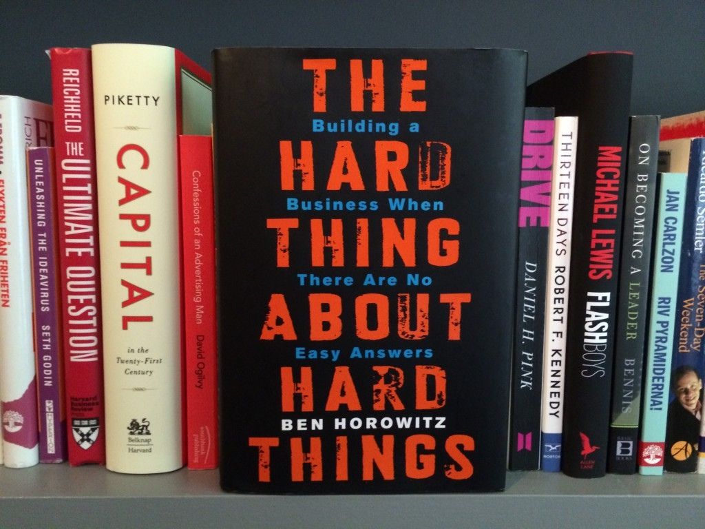 the hard thing about hard things livre conseils entrepreneur