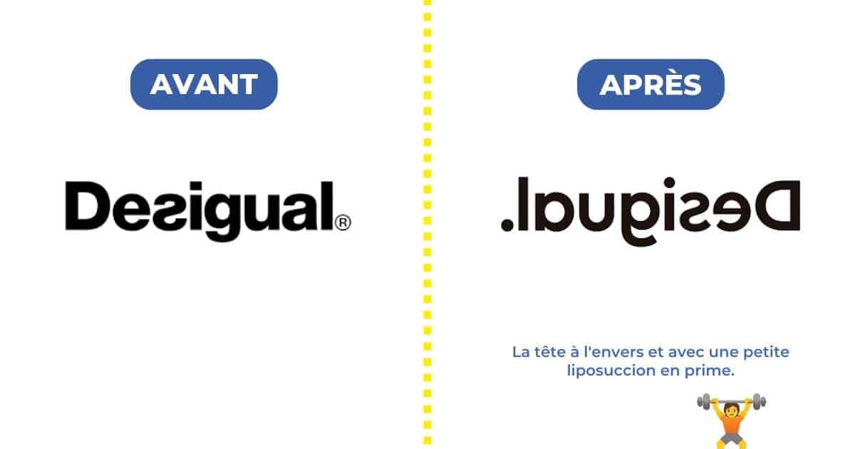 Stratégie de rebranding du logo Desigual