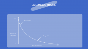 Graphique La longue traîne en SEO